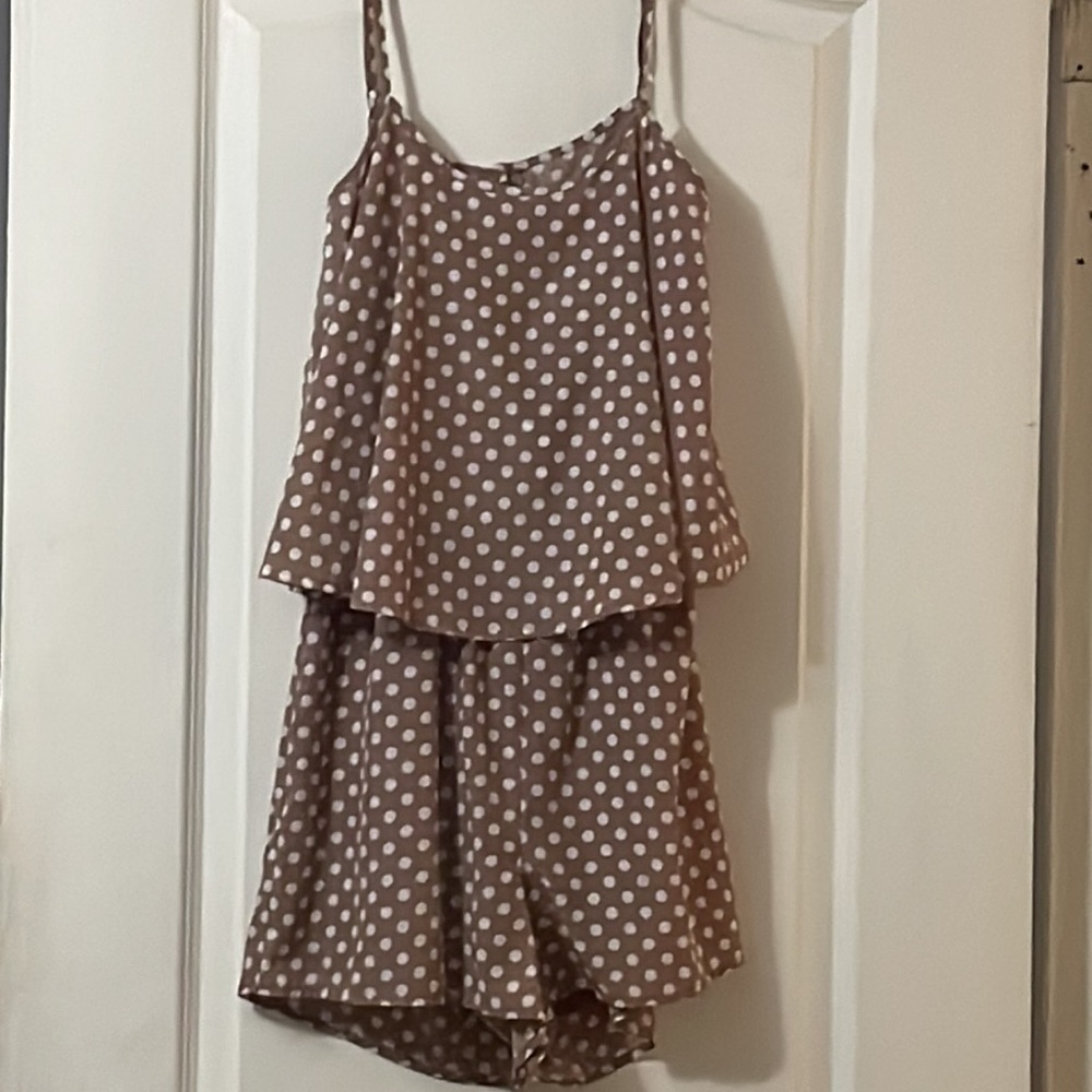 Madison Jules Polka Dot Romper size S